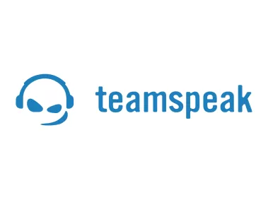 Teamspeak Horizontal Logo