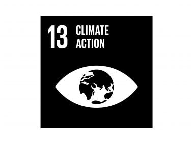 The Global Goals Climate Action Black Logo