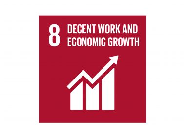 The Global Goals Decent Work and Economic Growth Logo
