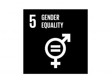 The Global Goals Gender Equality Black Logo