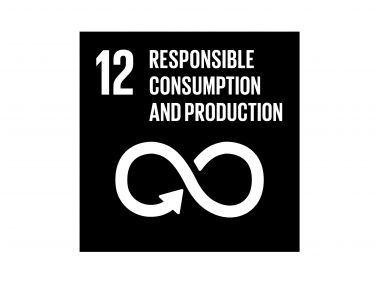 The Global Goals Responsible Consumption and Production Black Logo