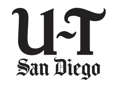 The San Diego Union Tribune Black Logo