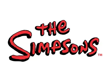 The Simpsons Red Logo