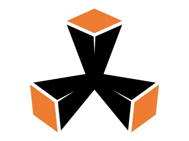 Three Armed Abstract Shape Logo Template