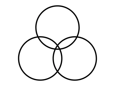 Three Intersecting Circles Logo
