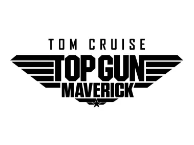 Top Gun Maverick Black Logo