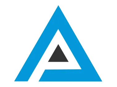 Triangle A Letter Logo Template