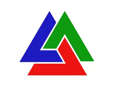 Triangle Letter A Logo Template