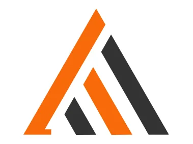 Triangle Linear Letter A Logo Template