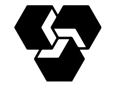 Triangle Three 3D Cubes Shape Logo Template