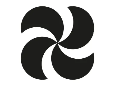 Trinity Swirl Abstract Rotational Vector Shape Logo Template