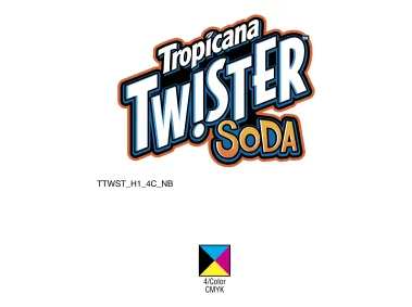 TROPICANA TWISTER SODA Logo