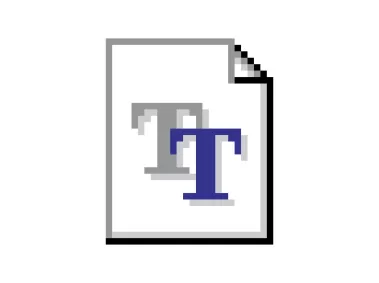 TrueType Font Logo