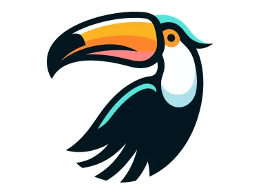 Tucan Clipart Logo Template