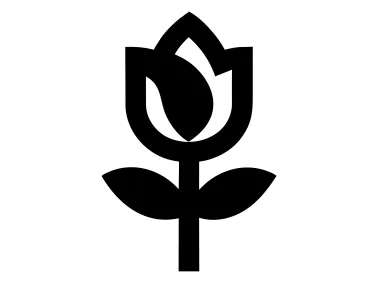 Tulip Flower Logo Template