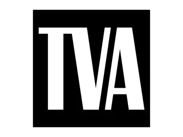 TVA Tennessee Valley Authority Black Logo