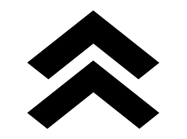 Up Arrows Shape Logo Template