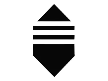 Up Down Arrow with Lines Logo Template