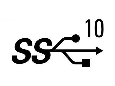 USB SuperSpeed 10 Gbps Trident Logo