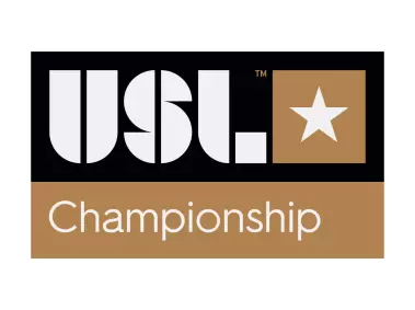 USL Championship Vertical Black Logo