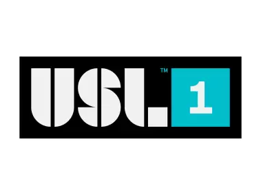 USL United Soccer League One Black Logo