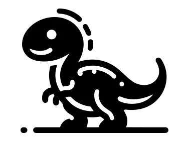 Vector Dinosaur Logo Template