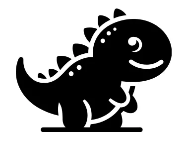 Vector Dinosaur Logo Template