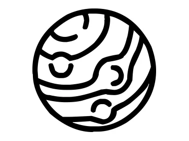 Vector Planet Logo Template