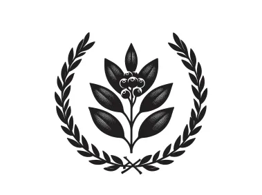 Vector Wreath Logo Template