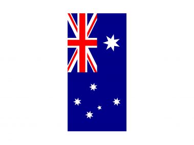 Vertical Flag of Australia Logo
