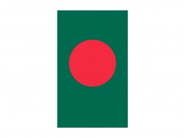 Vertical Flag of Bangladesh Logo