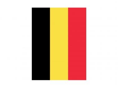 Vertical Flag of Belgium Logo