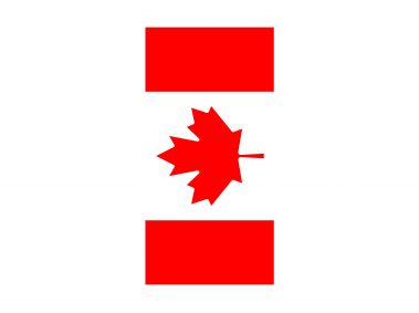 Vertical Flag of Canada Logo