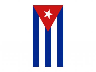 Vertical Flag of Cuba Logo