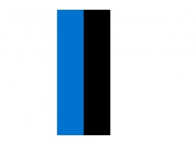 Vertical Flag of Estonia Logo
