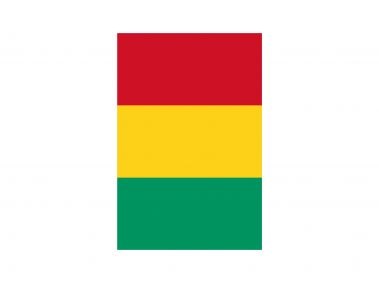 Vertical Flag of Guinea Logo