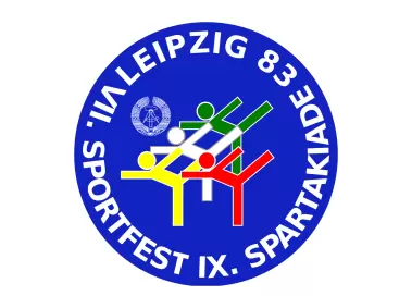 VII Turn und Sportfest IX Spartakiade DDR 1983 Logo
