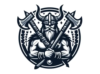 Viking Warrior Logo Template