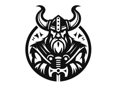 Viking Warrior Logo Template