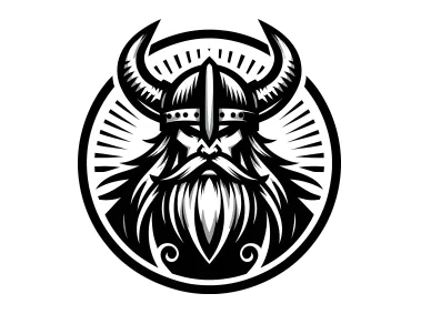 Viking Warrior Logo Template