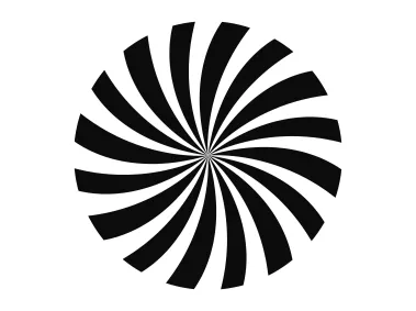 Whirlpool Fan Shape Logo Template