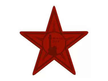 Wiki Loves Monuments 2017 in the United States - Barnstar Logo