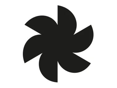 Wind Rose Geometric Shape Logo Template