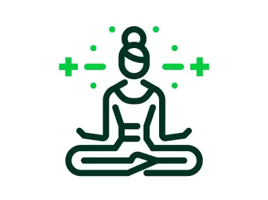 Woman Doing Yoga Icon
