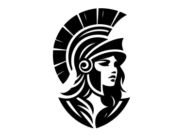 Woman Roman Soldier Logo