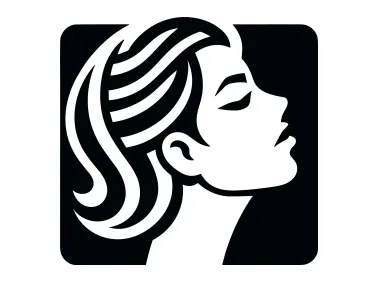 Woman Silhouette Logo Template