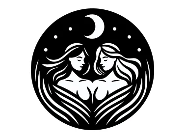 Women in the Night Logo Template