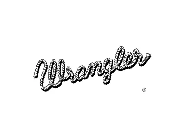 Wrangler with Rope Text Logo