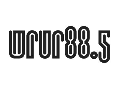 WRUR Black Logo