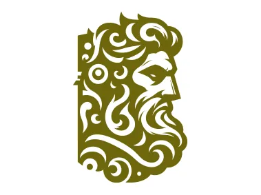 Zeus Bust Logo Template